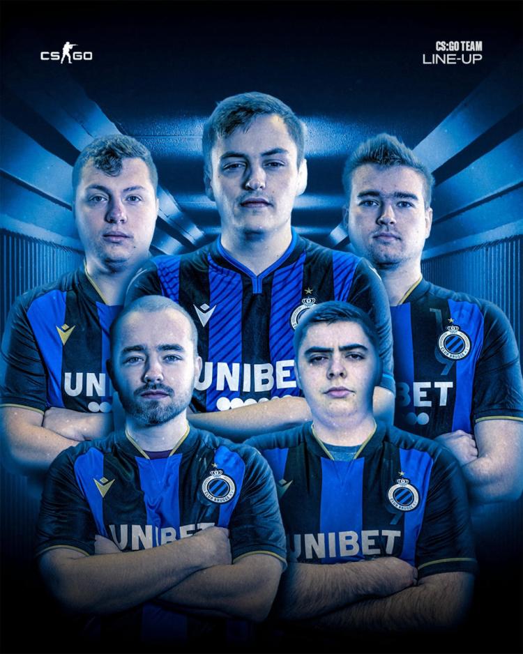 EClub Brugge slutförde sin CS: GO-lista