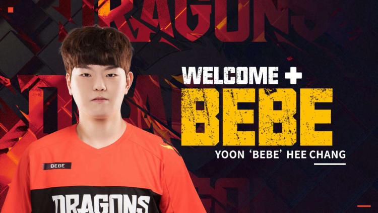 BeBe går med i Shanghai Dragons