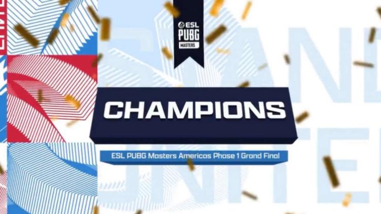 eUnited blev vinnaren ESL PUBG Masters: Americas Phase 1