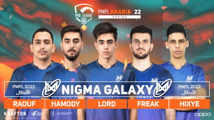 Nigma Galaxy blev mästare PUBG Mobile Pro League - Arabia Spring 2022