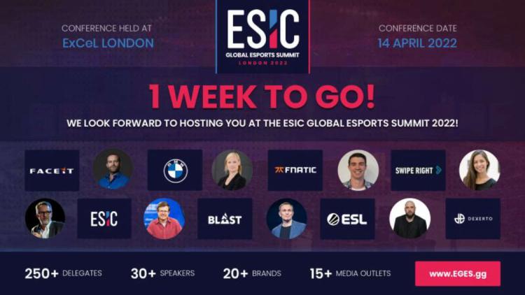 ESIC för att hålla esporttoppmöte i London