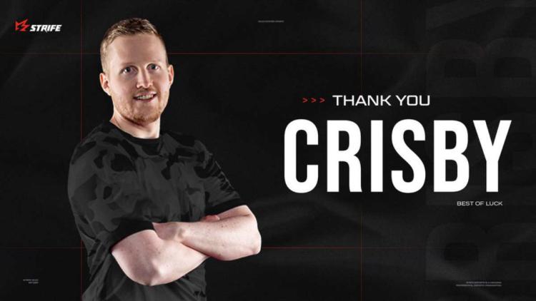 crisby lämnade som tränare Strife Esports