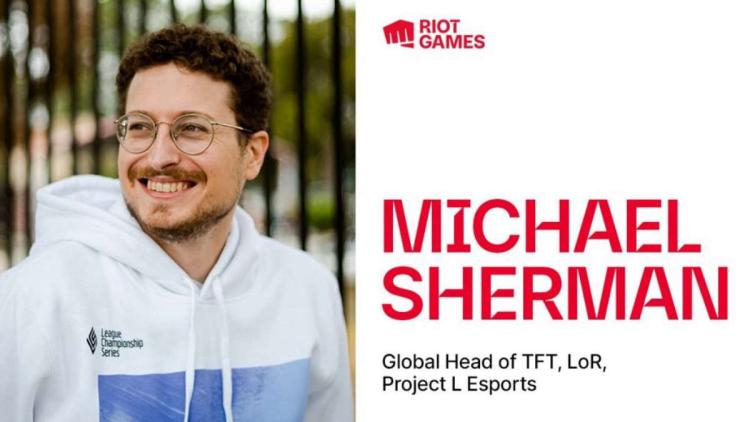 Michael Sherman är ny chef för esport på Riot Games