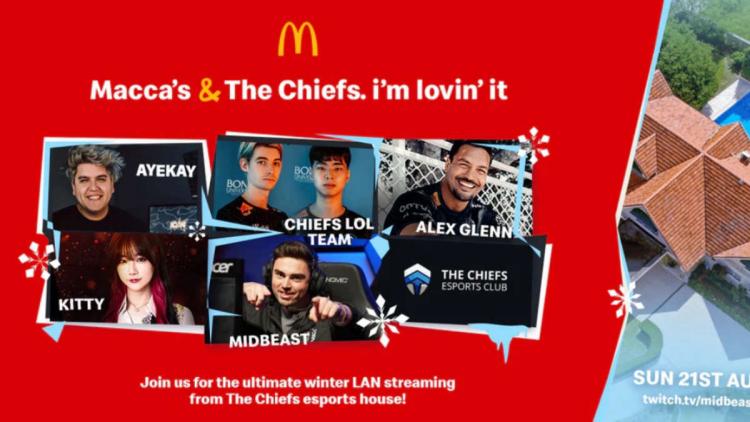 McDonald s blir partner till The Chiefs Esports Club