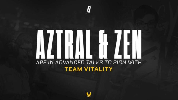 Team Vitality förhandlar med AztraL och zen