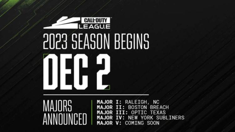 Säsong Call of Duty League 2023 börjar fredagen den 2 december