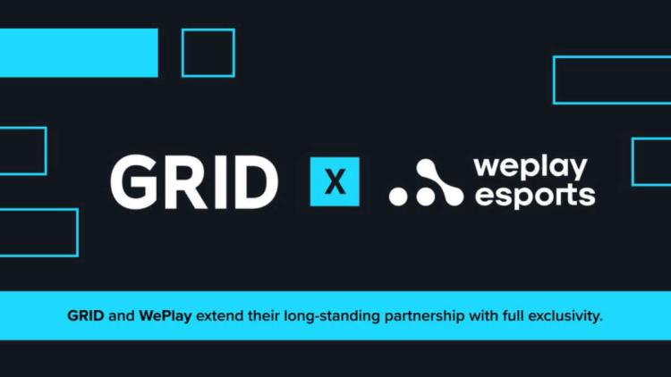 GRID förnyar partnerskapet med WePlay Esports