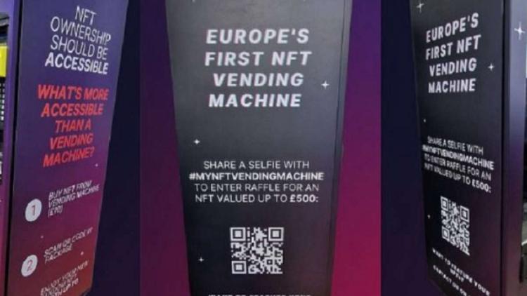 MyNFT Installera varuautomat i London NFT