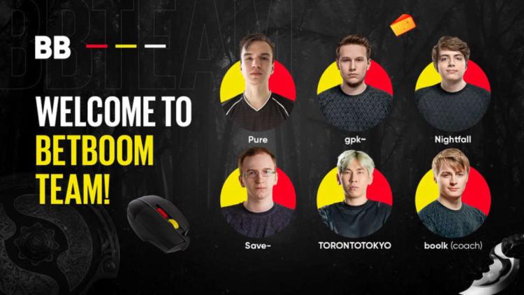 BetBoom Team avslöjade en ny lista på Dota 2