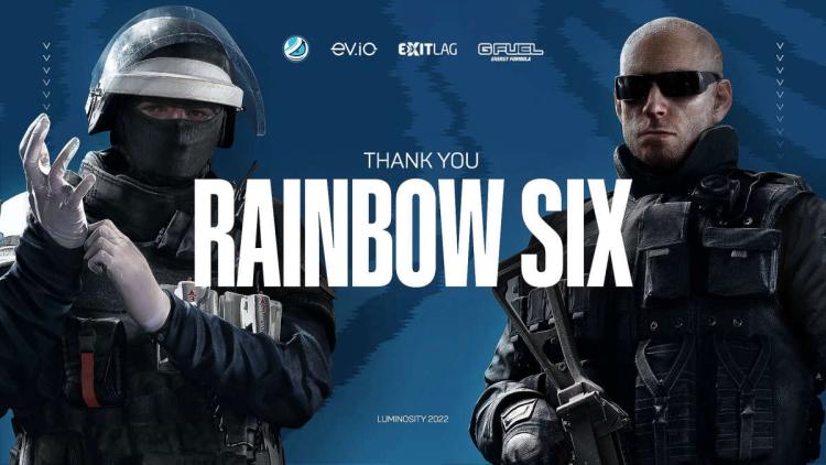 Luminosity Gaming går från scenen Rainbow Six