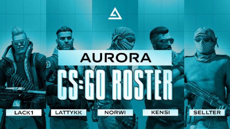 Aurora Gaming presenterade den uppdaterade CS:GO-listan