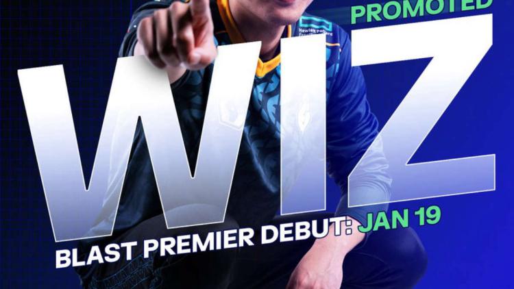 wiz kommer att spela för Evil Geniuses under den kommande BLAST Premier Spring Groups 2023