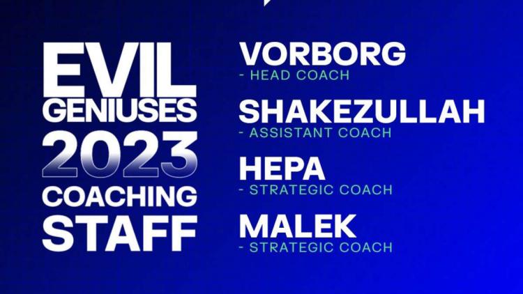 Shakezullah gick med i tränarstaben Evil Geniuses