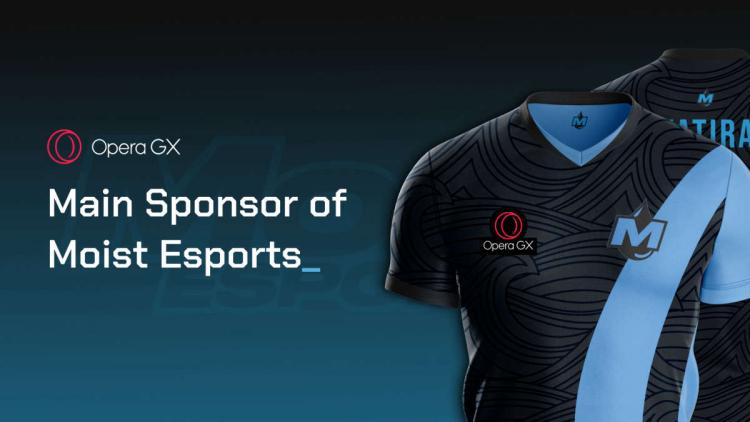 Opera GX blir titelsponsor för Moist Esports