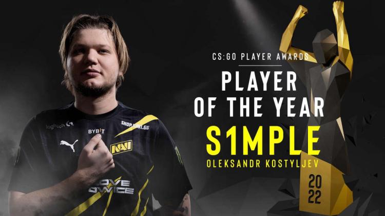 s1 mple är ESL Årets spelare 2022