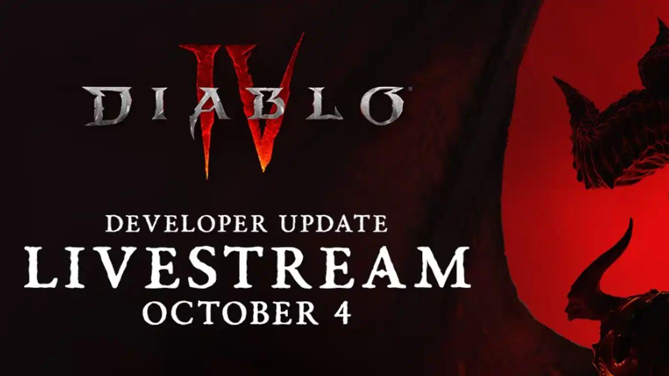 Diablo IV utvecklaruppdatering - oktober 2023
