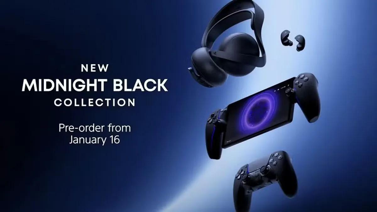 Sony presenterar Midnight Black Collection för PlayStation 5-tillbehör