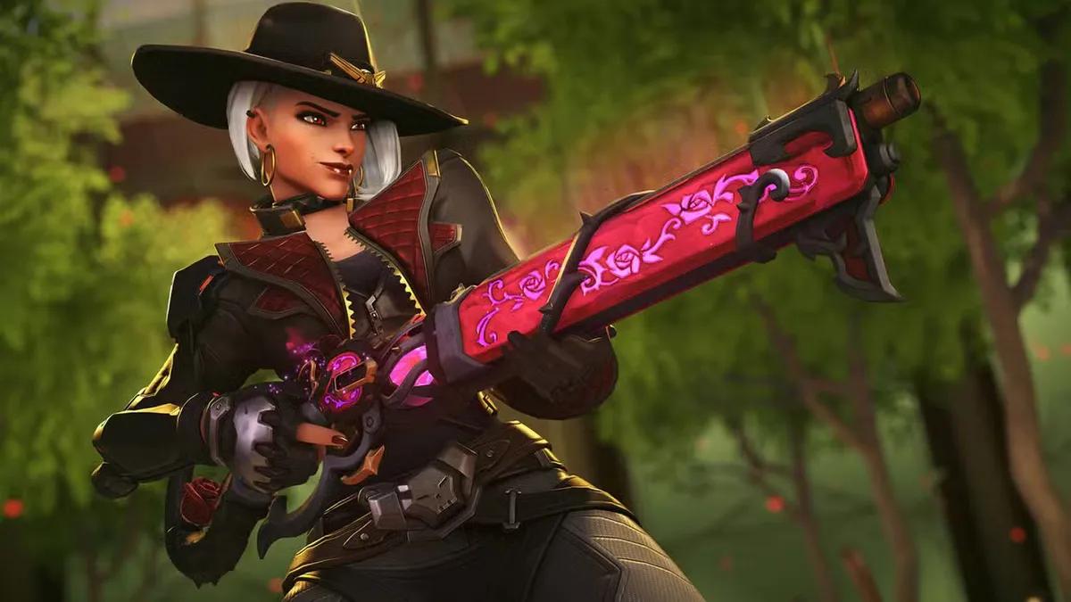 Overwatch 2: s Ashe Mains gör dig redo för det mytiska blyrosa vapenhudfallet!