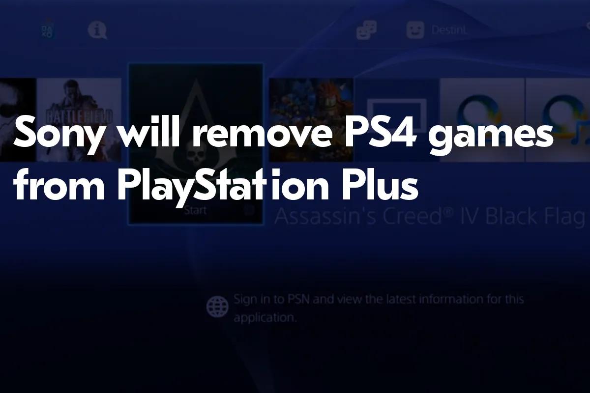 Sony tar bort PS4-spel från PlayStation Plus från och med januari 2026