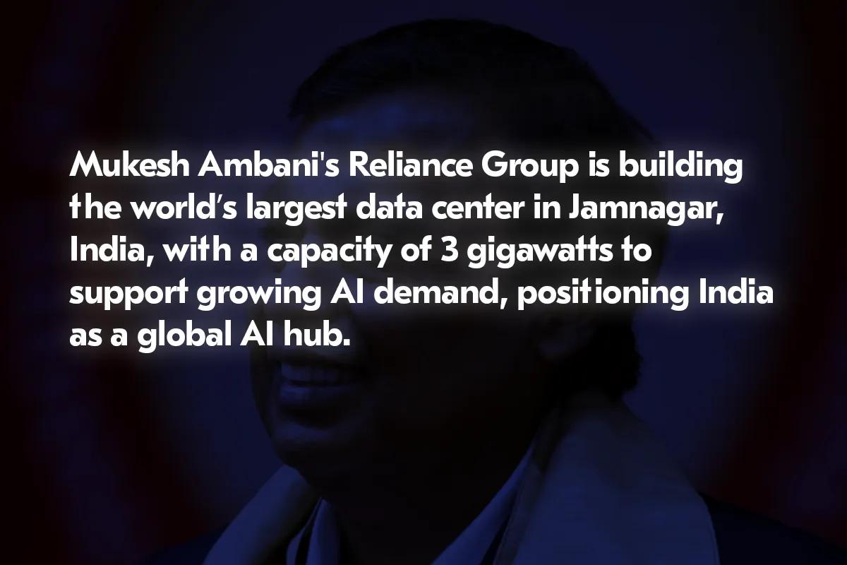 Mukesh Ambani ska bygga världens största datacenter i Indien