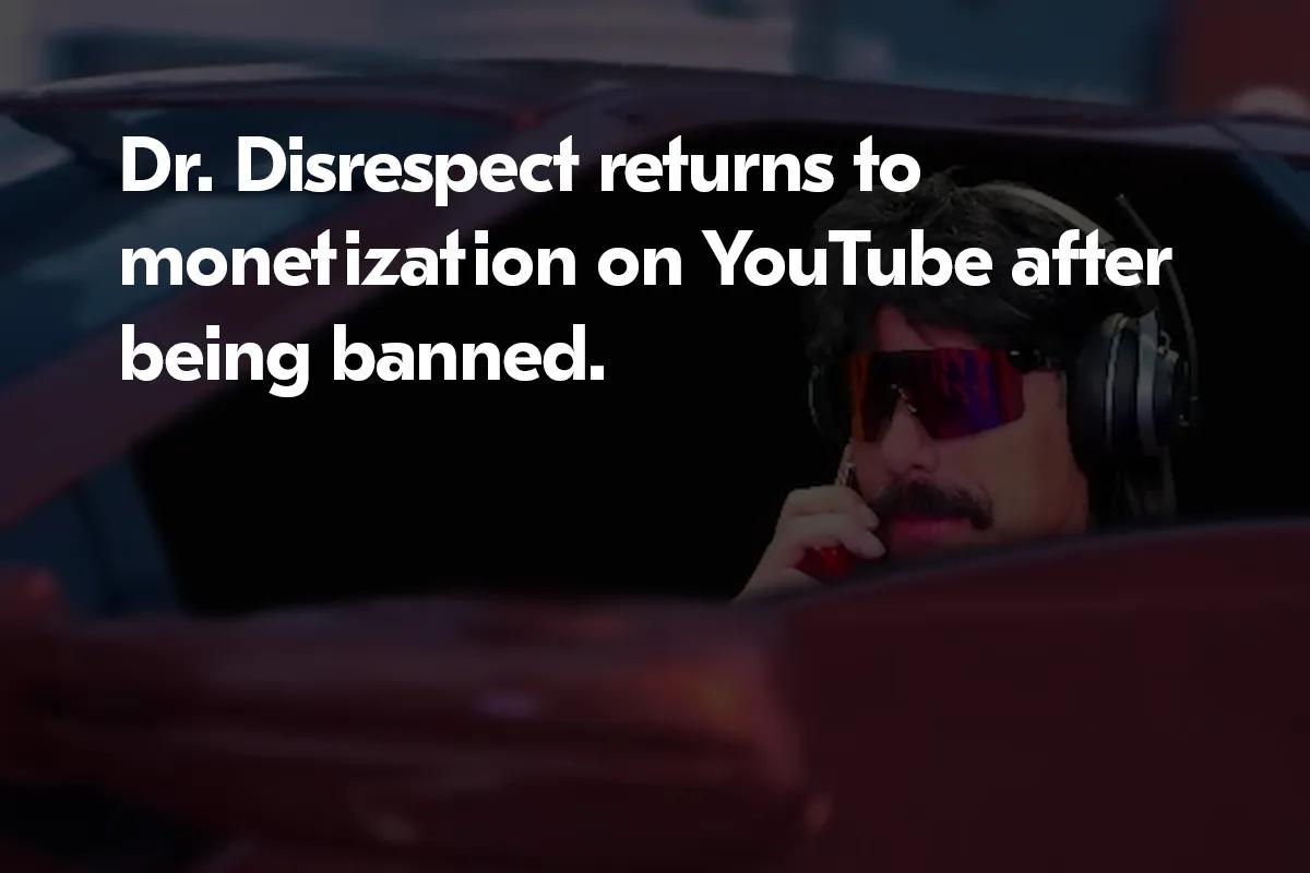 Dr. Disrespect återvänder till YouTube när Midnight Society stänger sina dörrar