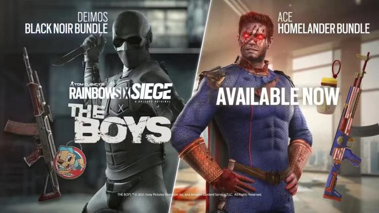 Rainbow Six Siege introducerar The Boys Crossover Skins för Homelander och Black Noir