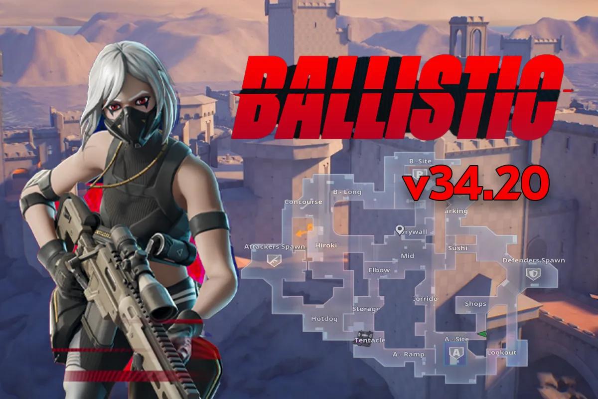 Fortnite Ballistic ny karta - v34.20 Patch Detaljer