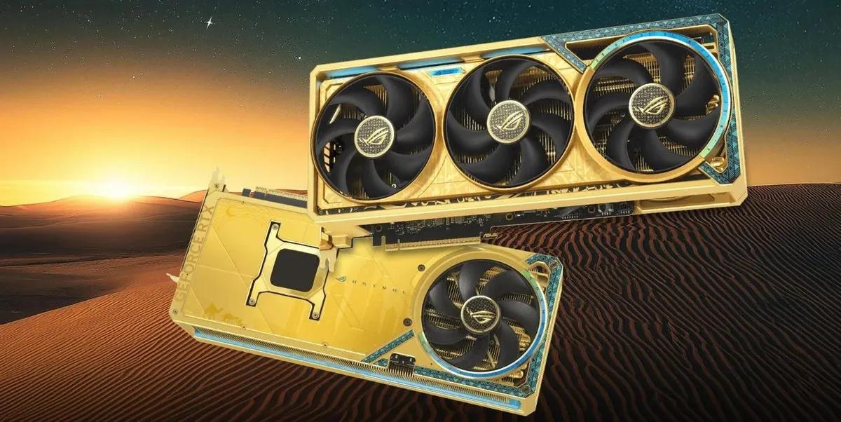 ASUS presenterar guldpläterad RTX 5090 i lyxklass för den saudiska marknaden