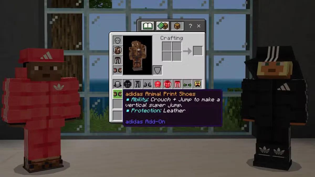 Minecraft x Adidas: Gratis DLC och utrustning från verkliga världen nu tillgänglig