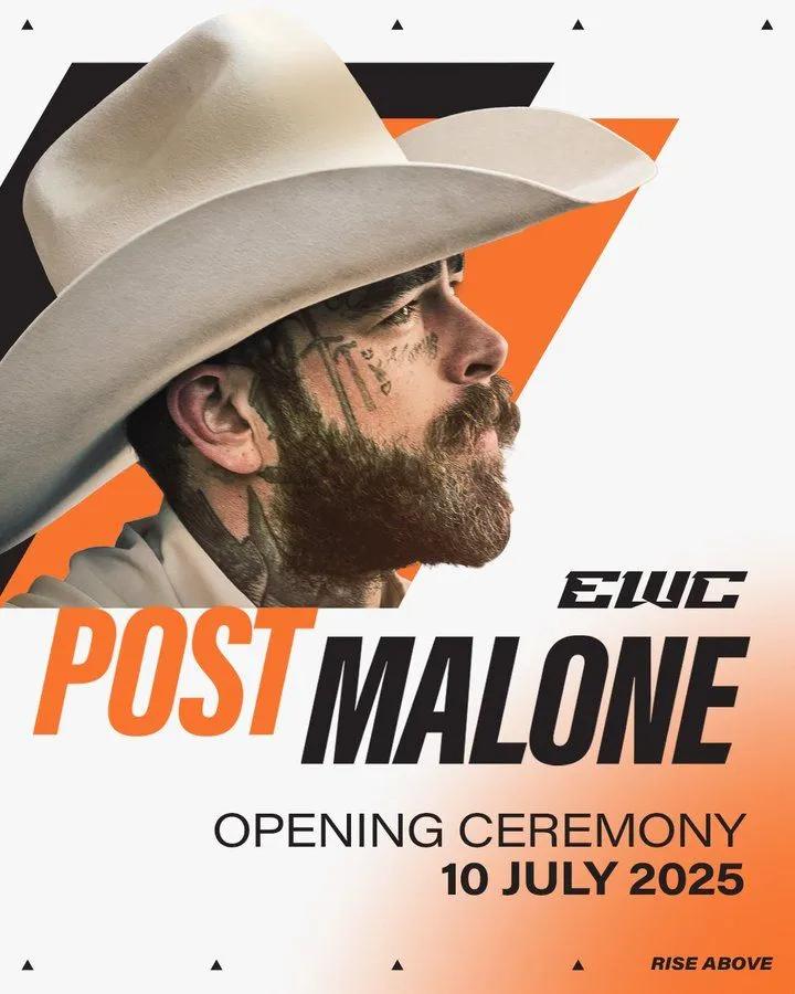 Esports World Cup fortsätter att locka stjärnor: Post Malone uppträder på invigningsceremonin