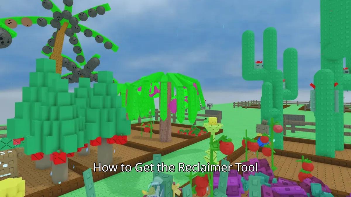 Roblox odla en trädgård: Hur man får återvinningsverktyget