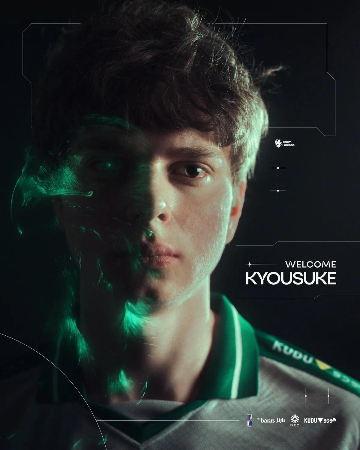 Officiell: kyousuke ersätter Magisk i Team Falcons Roster