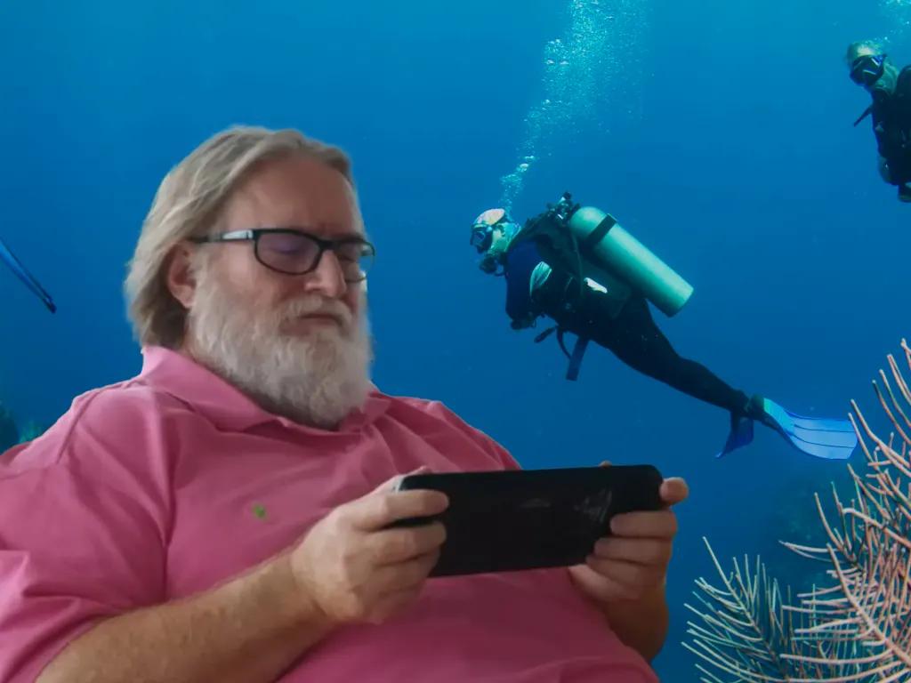Gabe Newell pratar om båtar, AI och "att arbeta för skojs skull" i en ny märklig intervju