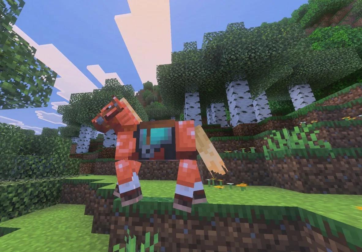 Minecrafts nya uppdatering lägger till kopparhästrustning och ger tillbaka en skrotad mob