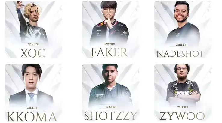 Esports Awards 2025: Fullständig lista över vinnare och nominerade