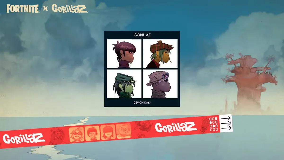 Fortnite Festival samarbetar med Gorillaz för säsong 10
