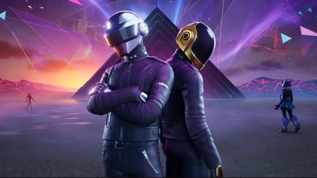 Fortnite x Daft Punk-samarbete: Skins, kosmetika och live-event
