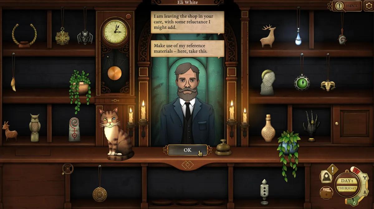 Recension av Strange Antiquities: Mysig butiksdrift möter ockulta mysterier