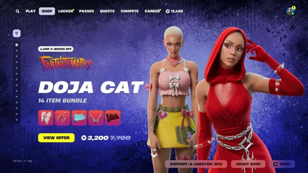 Var hittar du Doja Cat - törnenas mor - i Fortnite kapitel 6 säsong 4