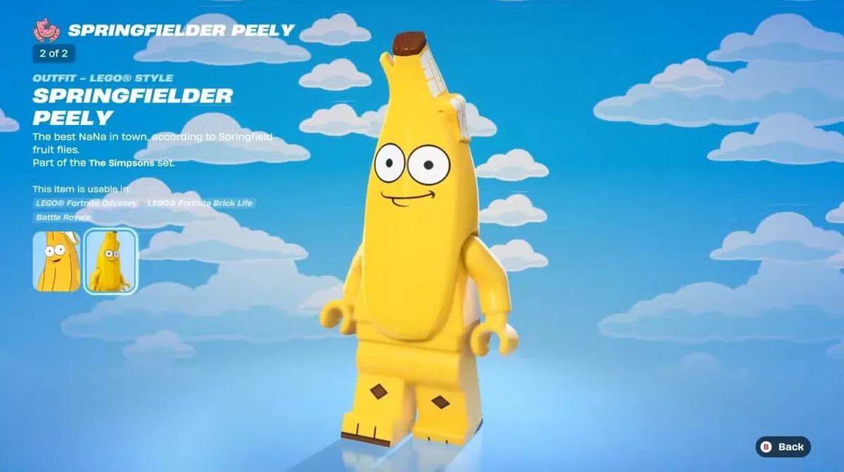 Fortnite x The Simpsons: Hur man låser upp den kommande Springfielder Peely Skin