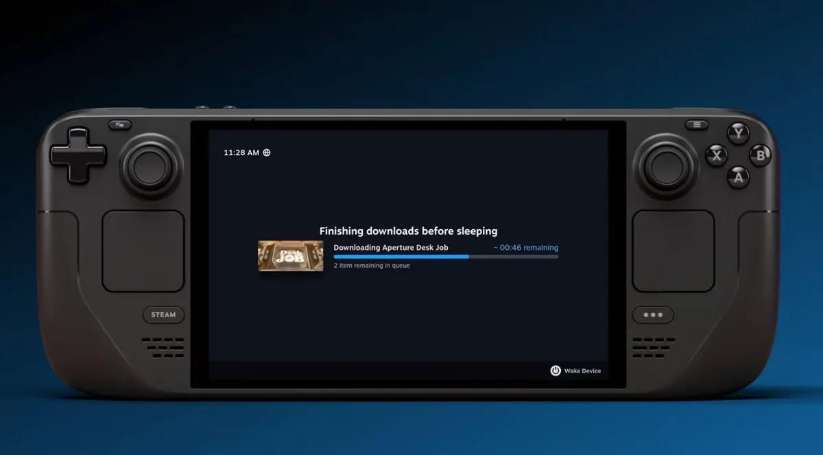 SteamDeck-uppdateringen introducerar nedladdningsläge med avstängd skärm