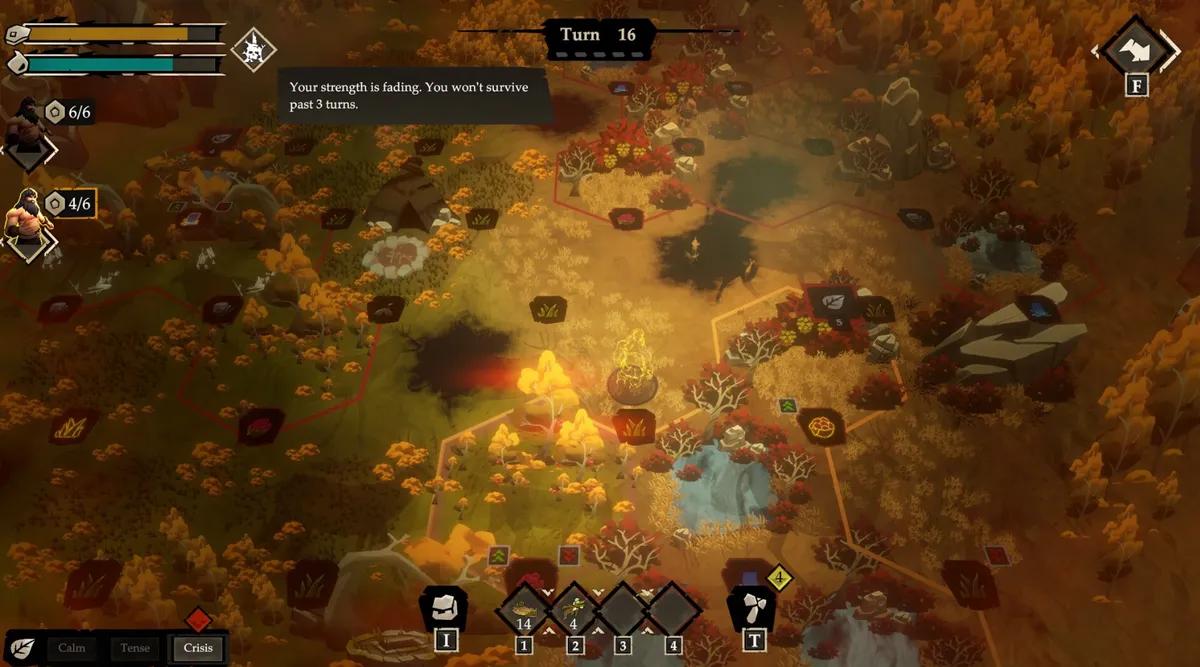 Seasons Of Solitude Demo visar ett förhistoriskt strategispel i konstant rörelse