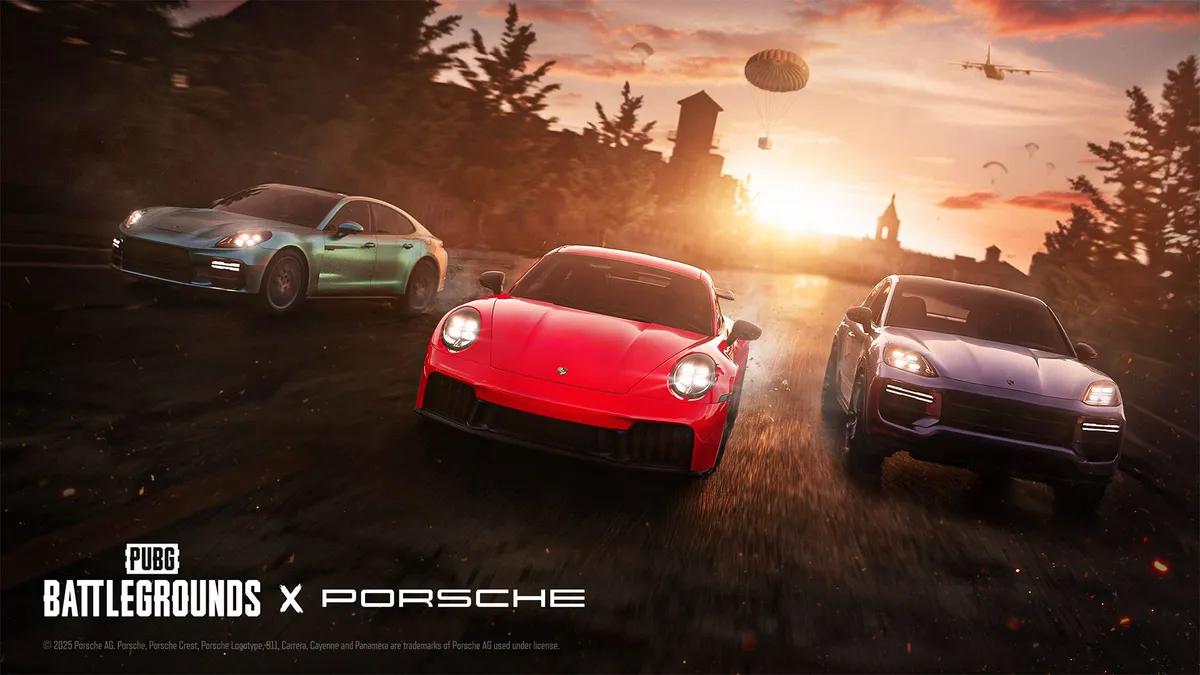 PUBG Mobile x Porsche återvänder i version 4.1: Motor Cruise-evenemanget tar ikoniska superbilar till slagfältet