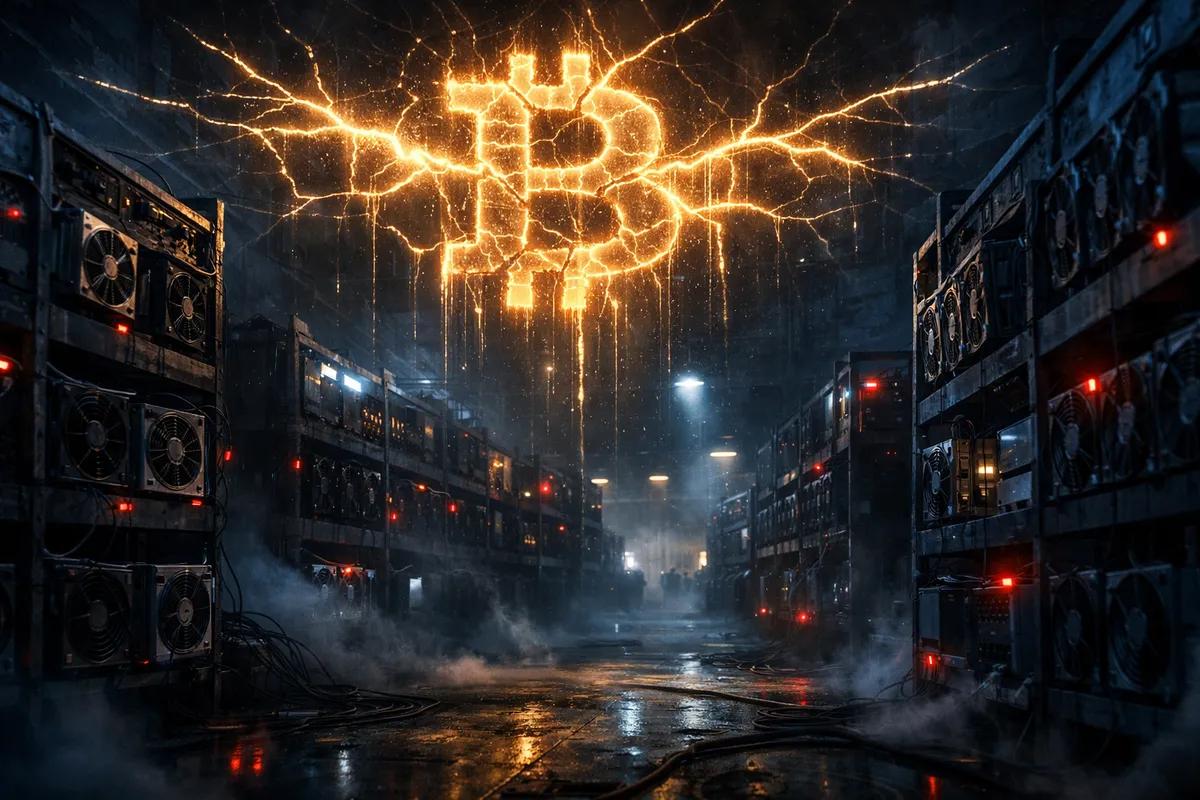 Bitcoin Hashrate sjunker 4%, potentiellt bullish signal för priset
