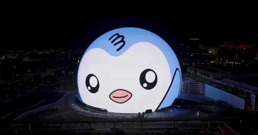 Knubbiga pingviner lyser upp sfären i Las Vegas: Kryptovarumärket blir mainstream