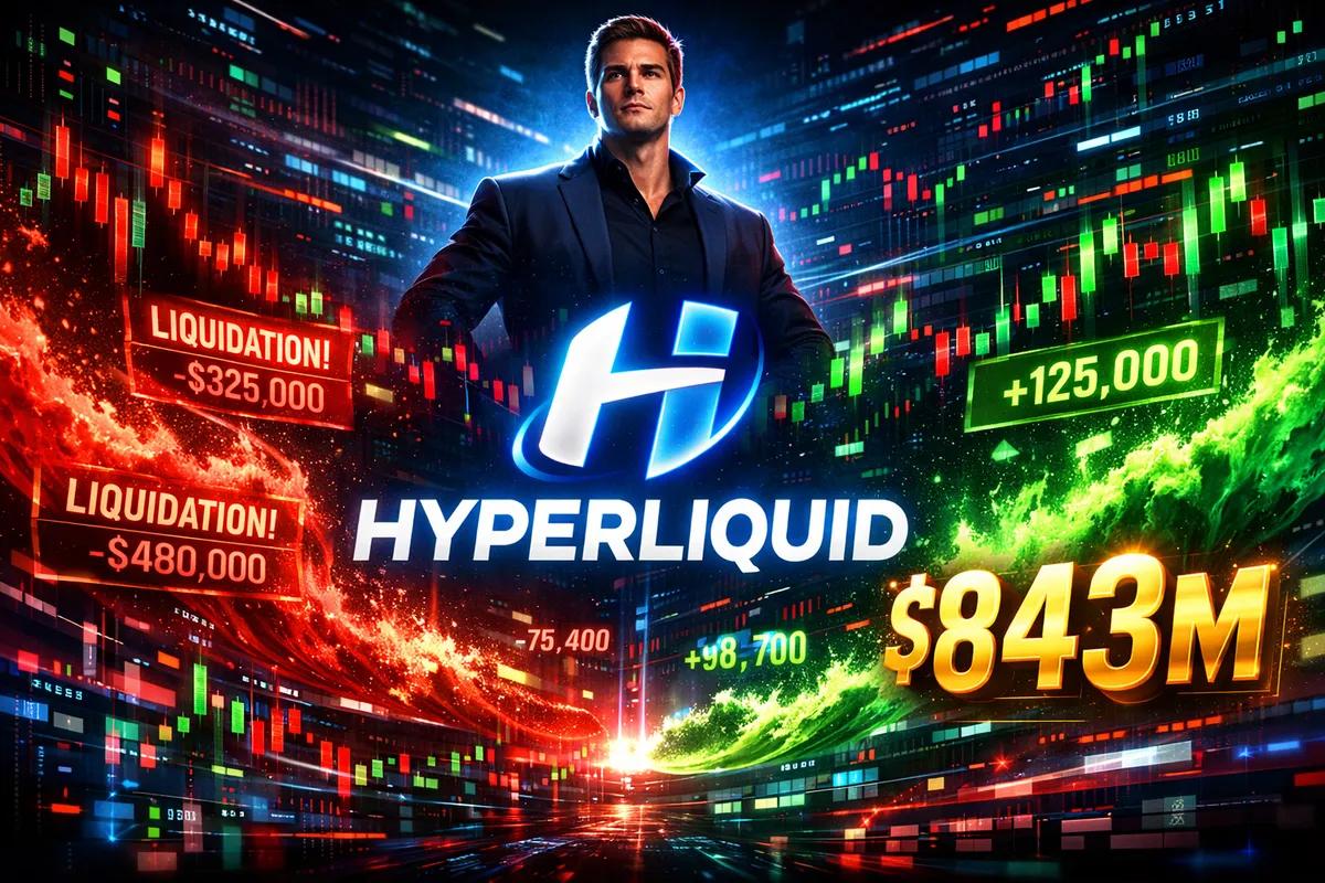 James Wynn lyfte Hyperliquid till toppen: Hur hypen kring likvidationer gav plattformen 843 miljoner dollar år 2025
