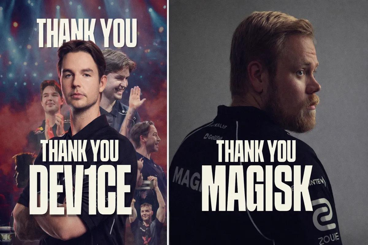 Astralis kan byta till en internationell trupp efter att dev1ce och Magisk lämnat