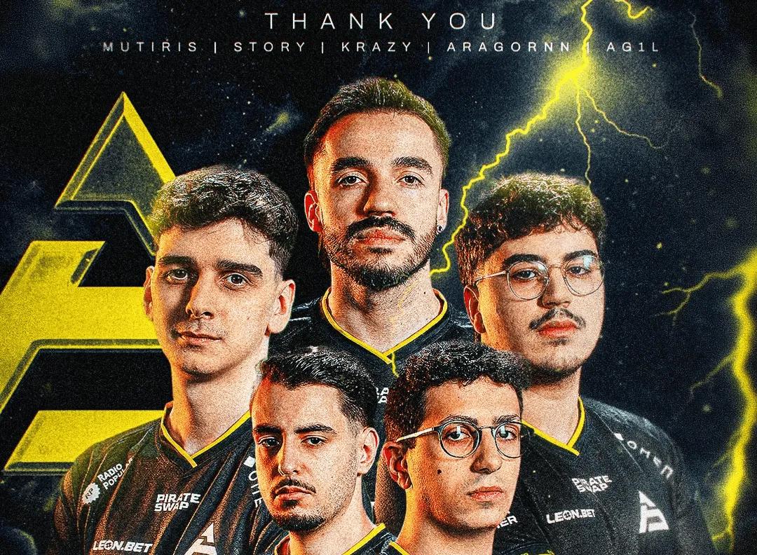 SAW säljer sin CS2-lista: MUTiRiS, aragornN och krazy ansluter till BC.Game Esports