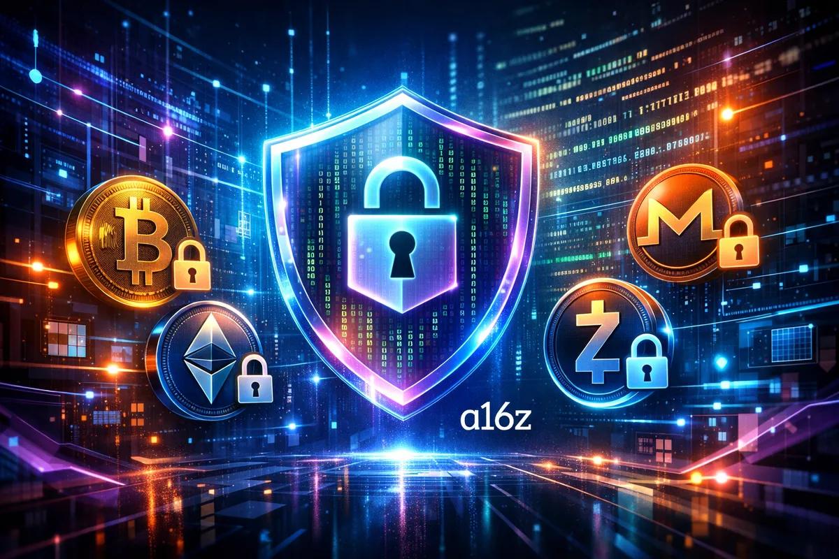 Integritet som huvudtrend inom kryptovalutor 2026: Förutsägelser från Andreessen Horowitz och senaste utvecklingen