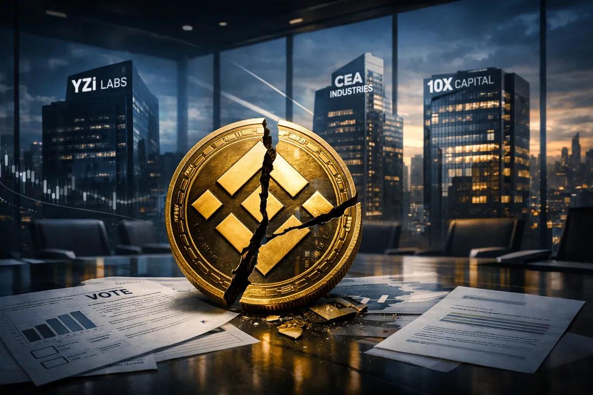 YZi Labs trappar upp striden med CEA Industries och 10X Capital om BNB Treasury Pivot och styrningsfrågor